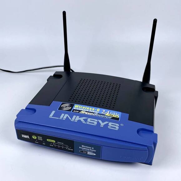 Linksys Wireless-G Broadband Router WRT54GS V7.2 4-Port Switch - Picture 1 of 8
